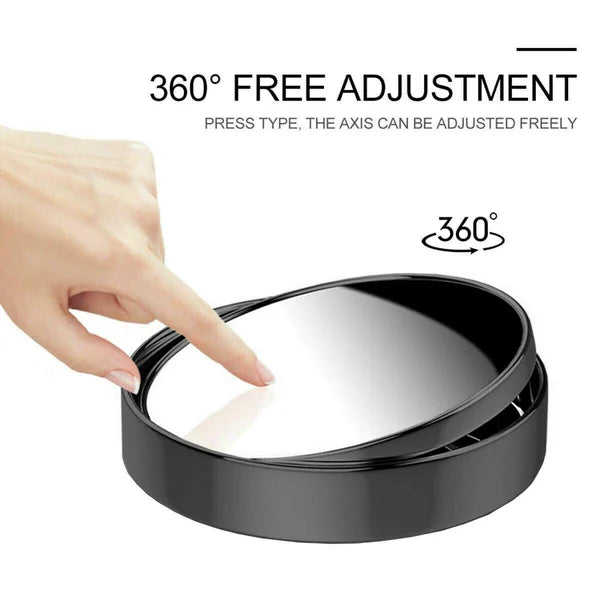 2 Pcs 360° Blind Spot Mirror - Drive Safer, Smarter & Stress-Free