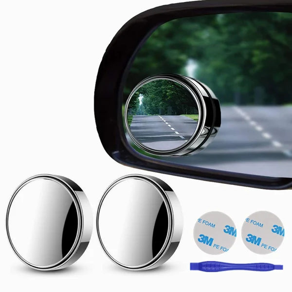 2 Pcs 360° Blind Spot Mirror - Drive Safer, Smarter & Stress-Free