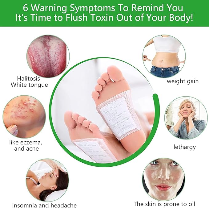 🌿100% Herbal Premium Detox Foot pads (BUY 1 GET 3 FREE)🌿